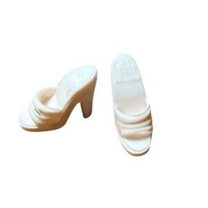 Off White 1980s Barbie Mattel OT Mule Gathered Heels Philippines Superstar Era